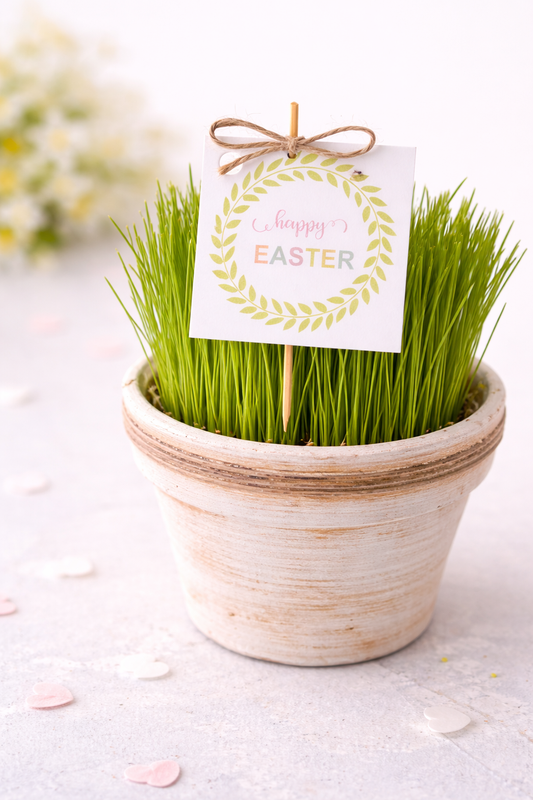 HAPPY EASTER WREATH GIFT TAG (8ct)
