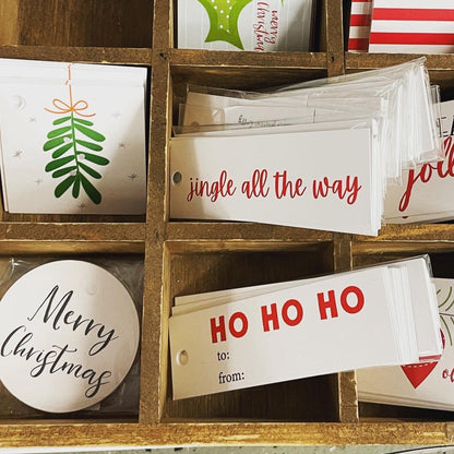 Ho Ho Ho Gift Tag (8ct)
