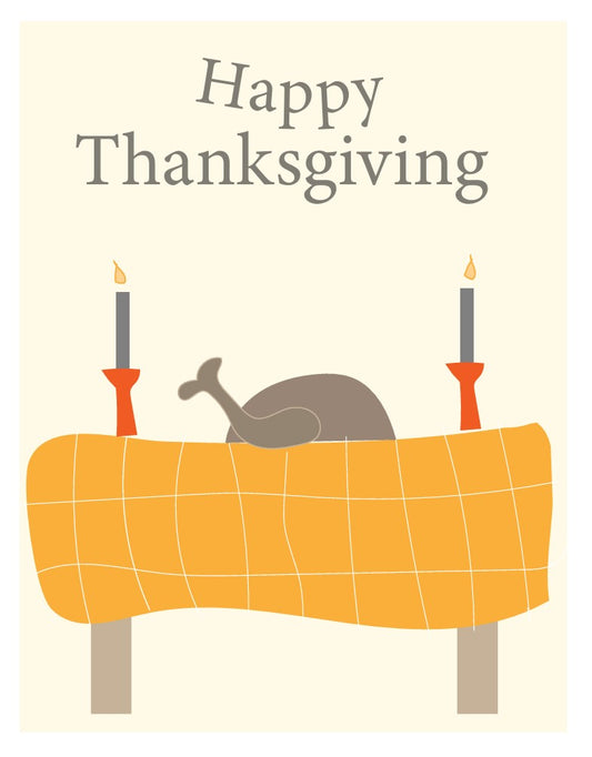 HND Happy Thanksgiving Digital Greeting Card