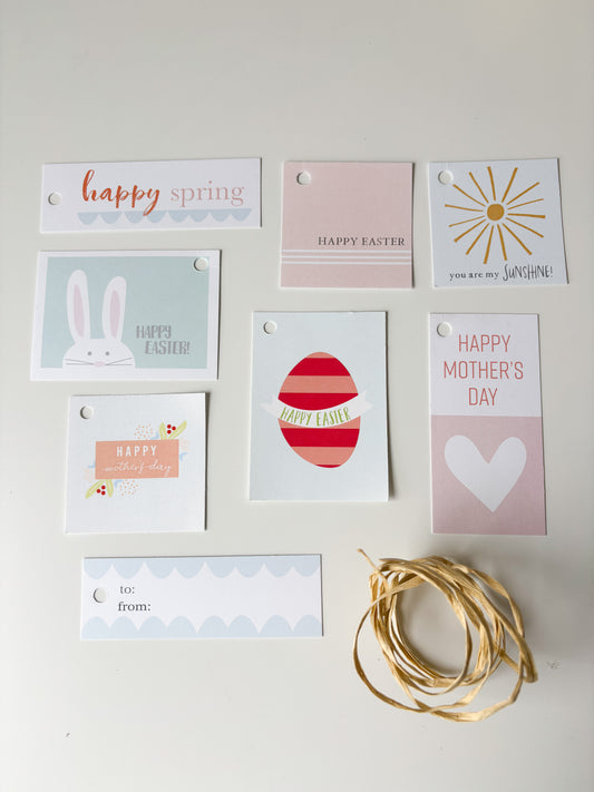 Spring Gift Tag Bundle