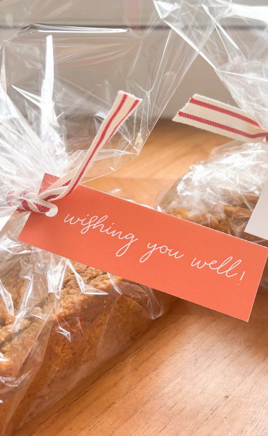 Wishing You Well-red cursive