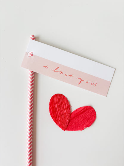 I Love You Gift Tag