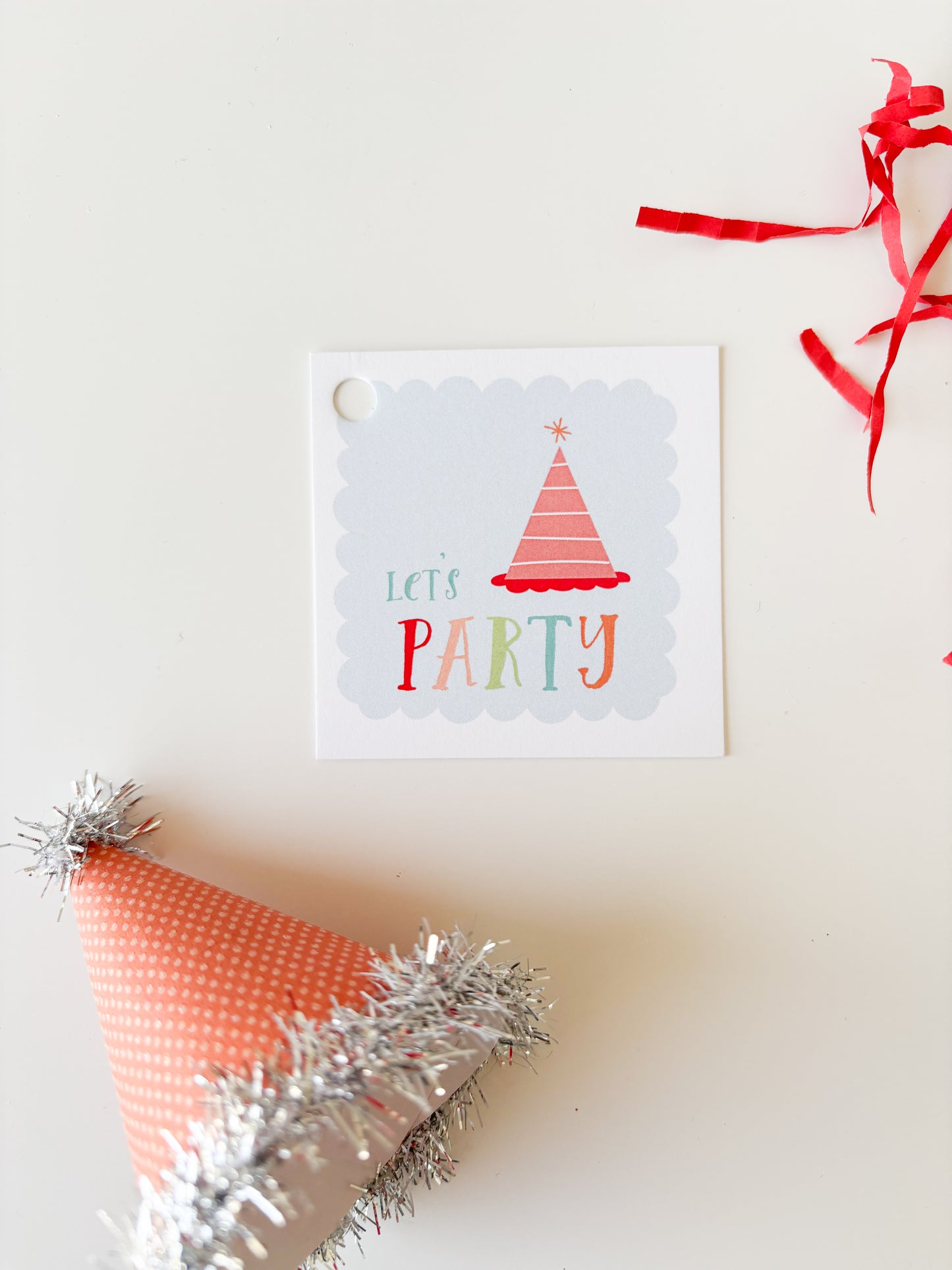 LET’S PARTY GIFT TAG (8ct)