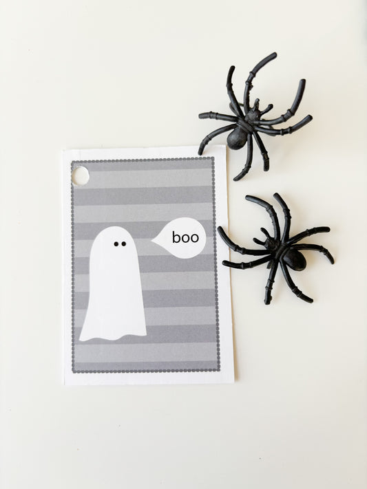 HALLOWEEN GHOST GIFT TAG