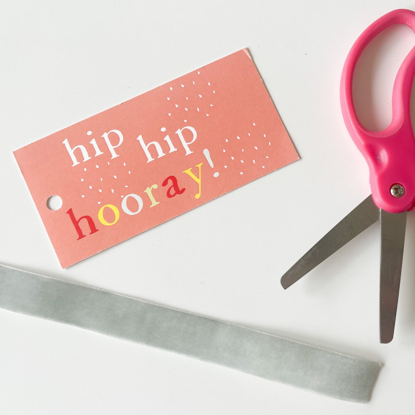 HIP HIP HOORAY GIFT TAG (8ct.)