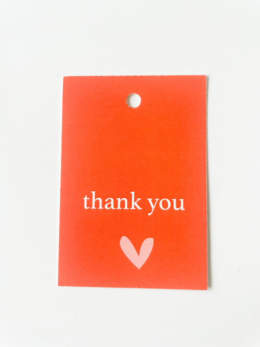 THANK YOU RED WITH HEART (8ct)