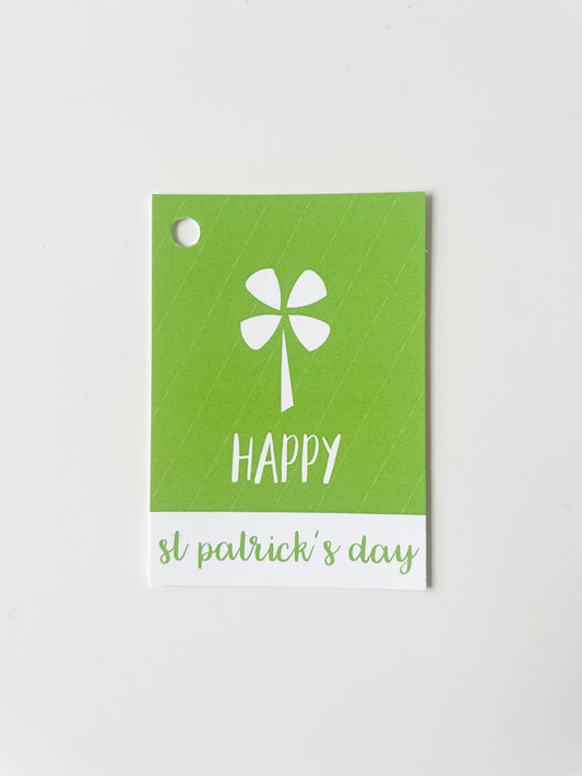 HAPPY CLOVER GIFT TAG (8ct)