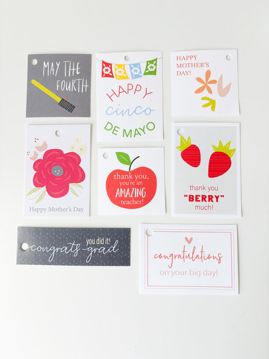 May Bundle of Gift Tags