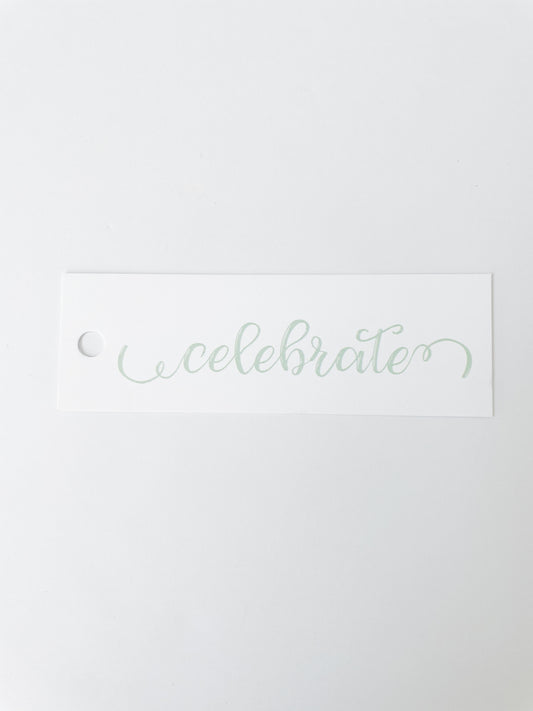 CELEBRATE GIFT TAG (8ct)