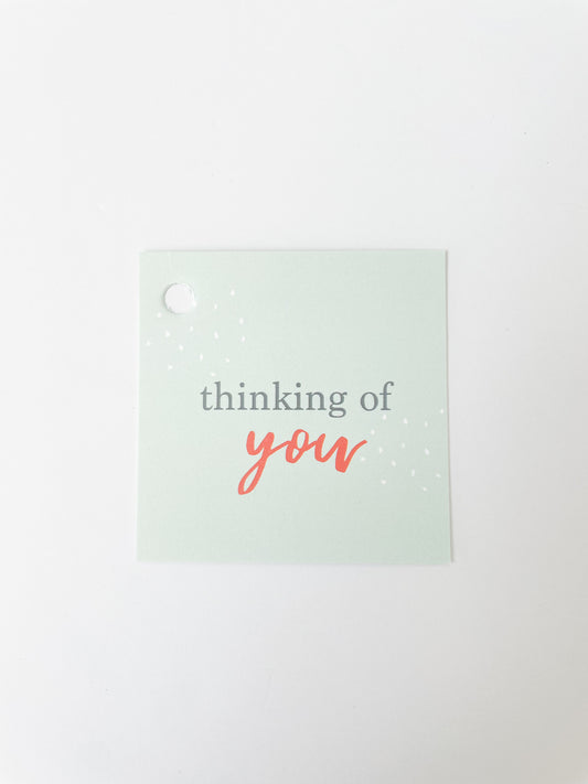 THINKING OF YOU SQUARE GIFT TAG (8ct)