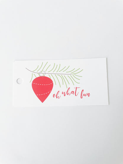 Oh What Fun Holiday Gift Tag (8ct)