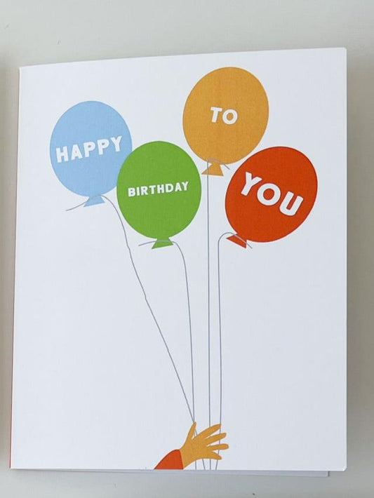 BALLOON BIRTHDAY CARD