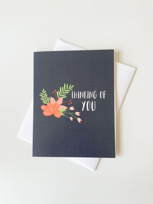 THINKING OF YOU FLORAL CARD