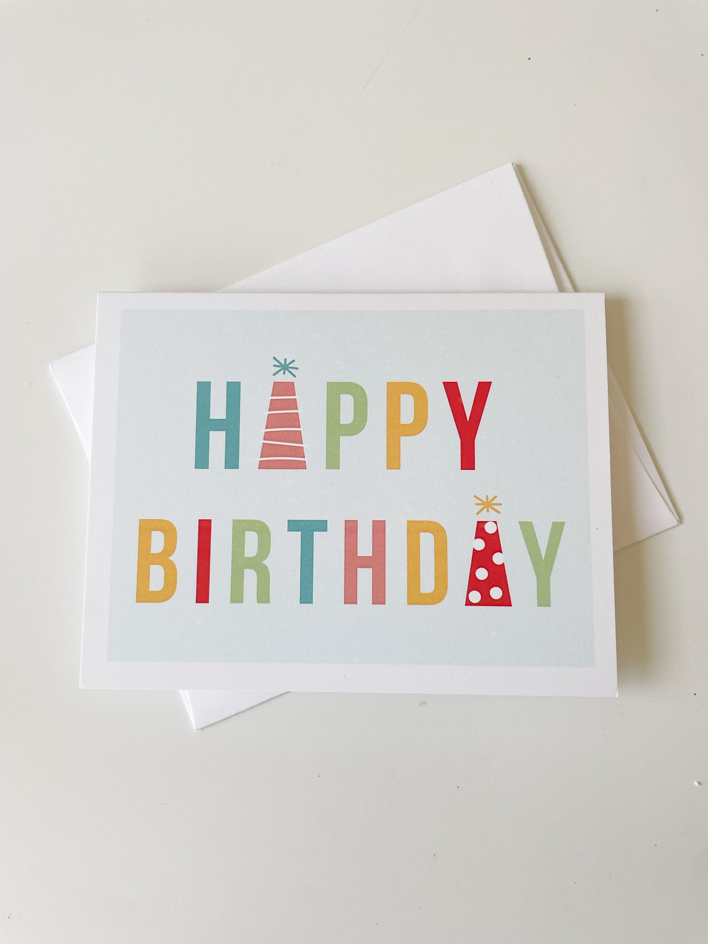 HAPPY BIRTHDAY HATS CARD