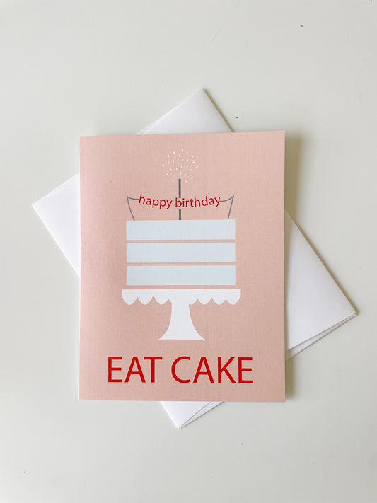 EAT CAKE CARD