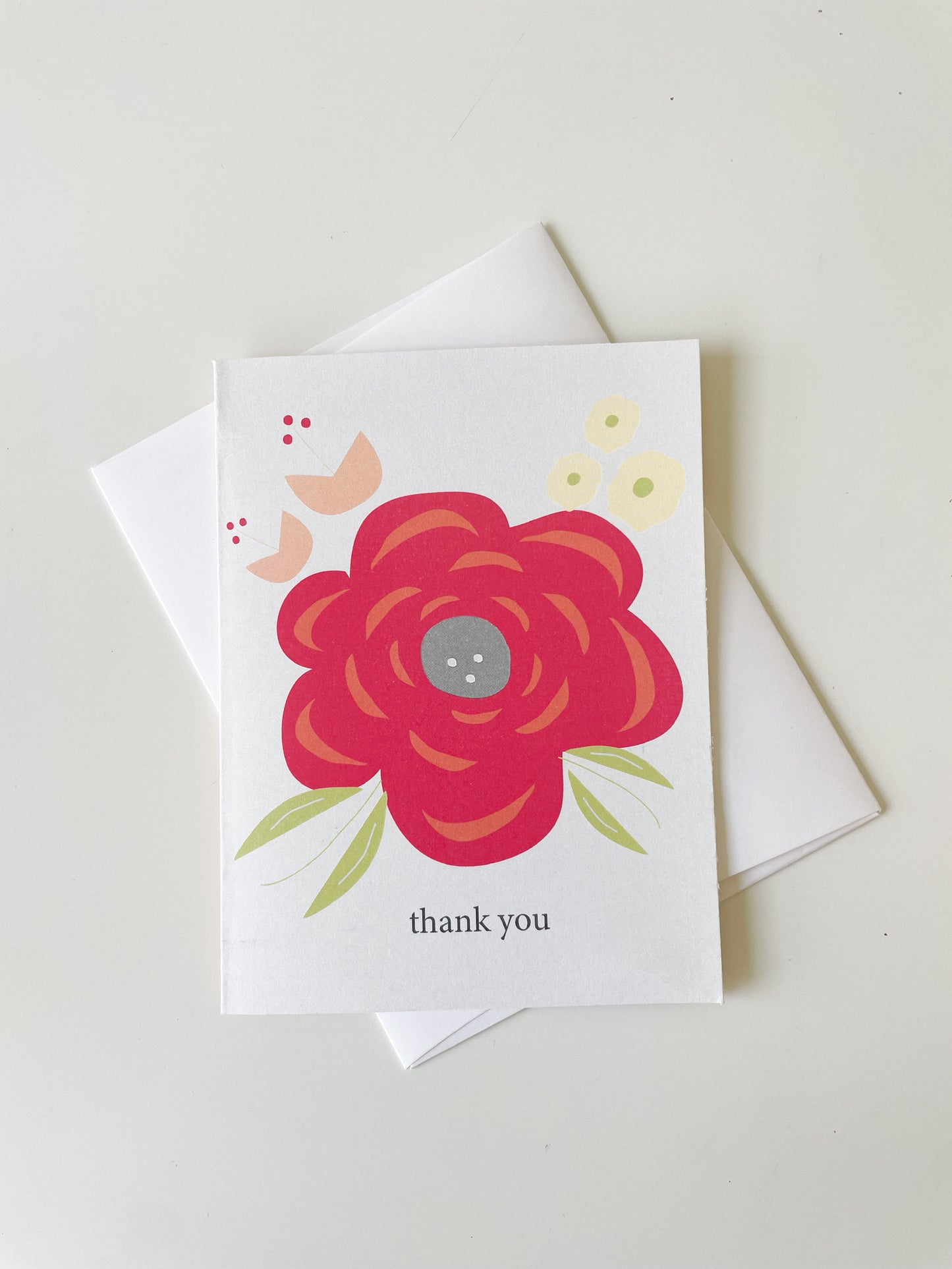 THANK YOU FLOWER CARD