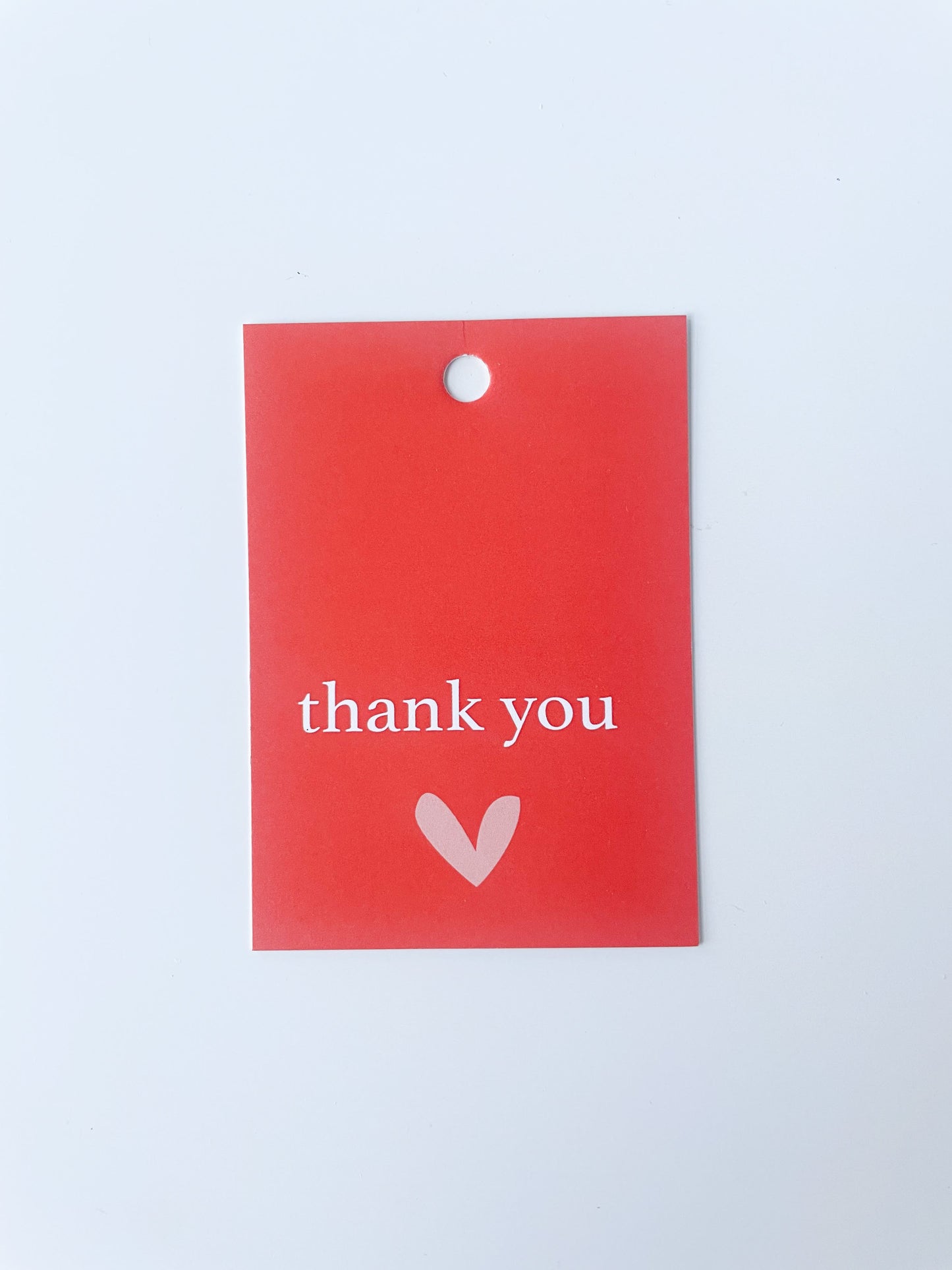 THANK YOU RED WITH HEART (8ct)