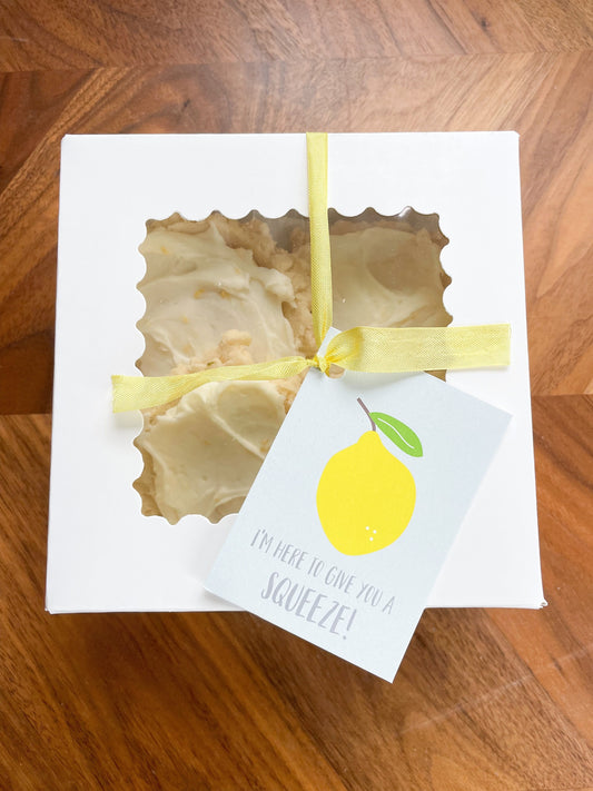 LEMON SQUEEZE GIFT TAG (8ct)