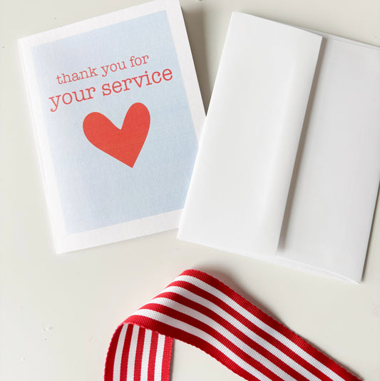 Thank You for Your Service Digital cards