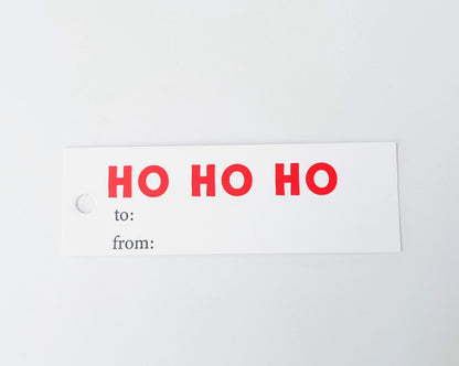 Ho Ho Ho Gift Tag (8ct)