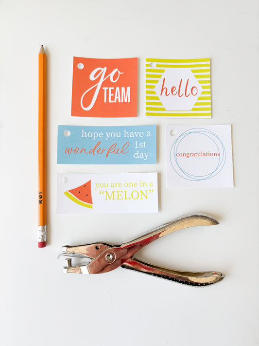 August Digital Gift Tags
