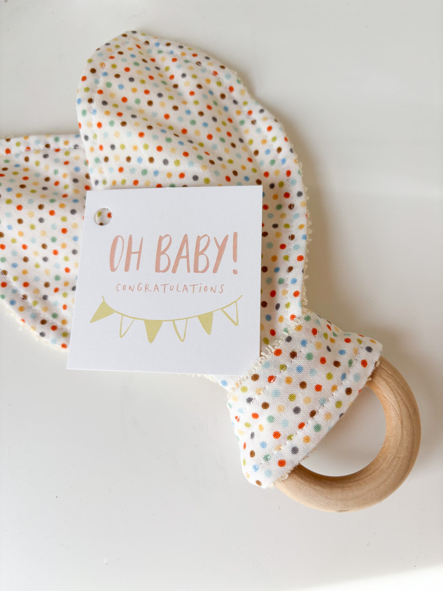 Oh Baby Pink Gift Tag