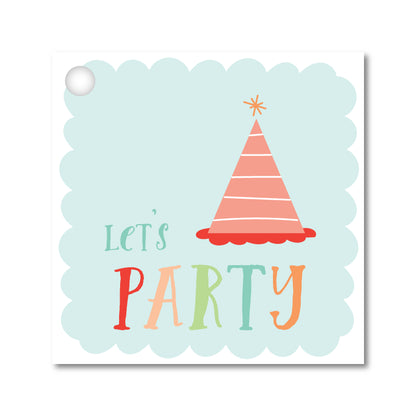 LET’S PARTY GIFT TAG (8ct)